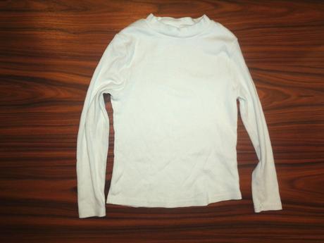 Bílé bavlněné řádkované tričko, girl2girl,122