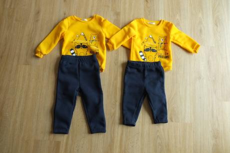 Tepláková souprava pro dvojčata, 74