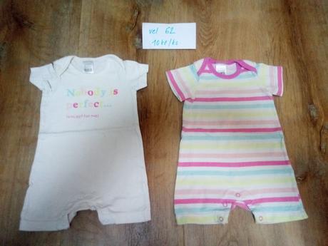 2 x letní overal, zara,62