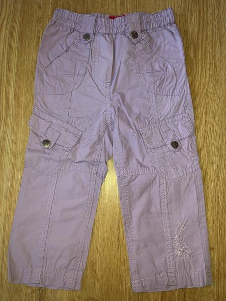 Dívčí letní kalhoty s kapsami, 92