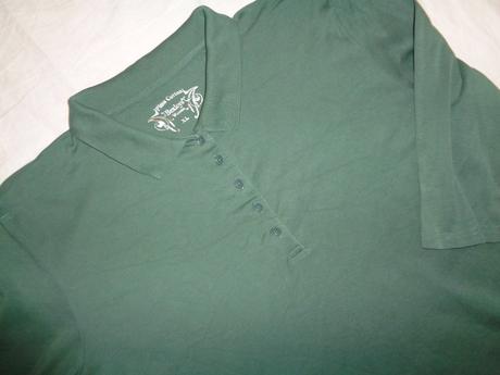 Luxusní khaki límečkové tričko, xl