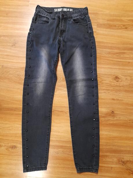 Kalhoty skinny dnm, xs, 34, denim,xs