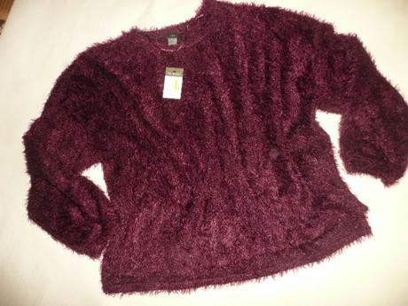 Svetr chlupatka lehká vel l/xl 42/44, primark,l / xl