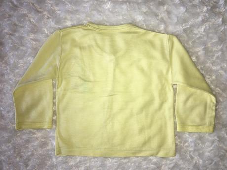 Žluté tričko/kabátek, 68