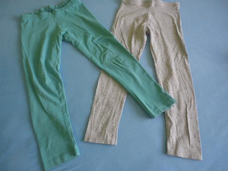 V top stavu legíny, vel. 8-9 let, cena kus, george,128