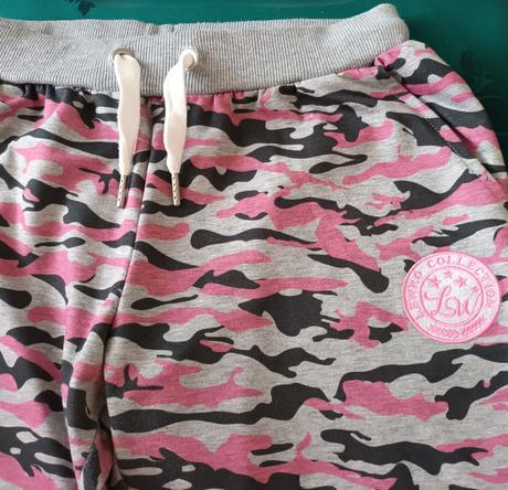 Dívčí kraťasy 3/4 růžový maskáč lewro, lewro,164