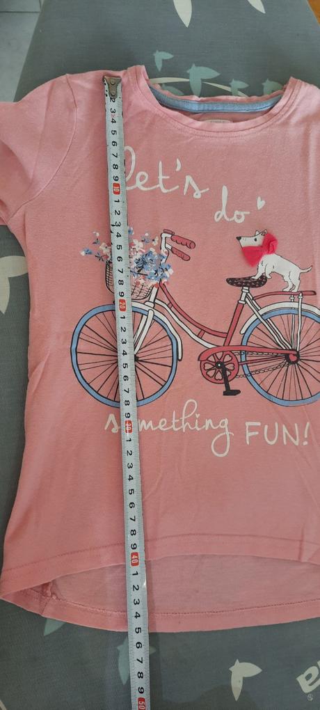 2x dívčí tričko značky girls, vel. 122., 122