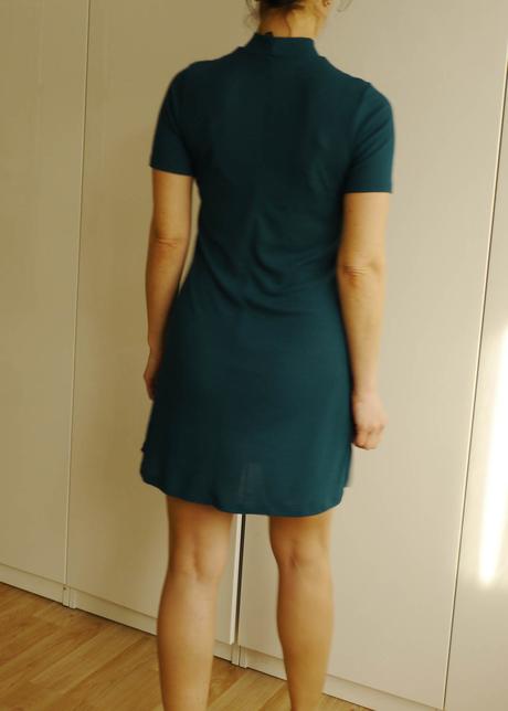 Zebrovane saty zelene vel. 32 h&m, h&m,32