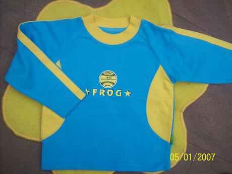 Bavlněná mikina, frog,110