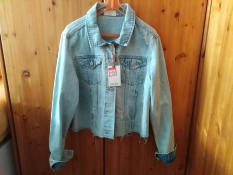 Nová džínové bunda 44, f&f,xxl