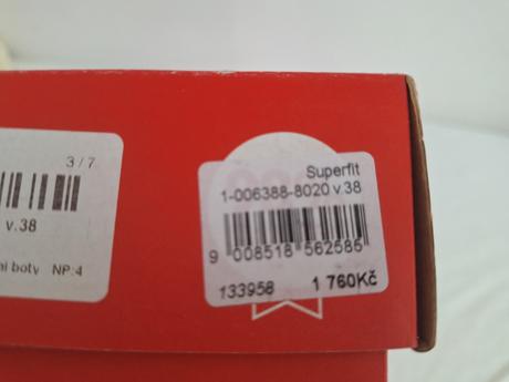 Tenisky superfit, superfit,38