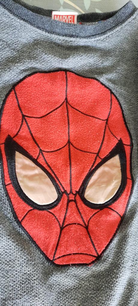 Chlapecká mikina - lehká, zn. spiderman, vel. 5let, 104