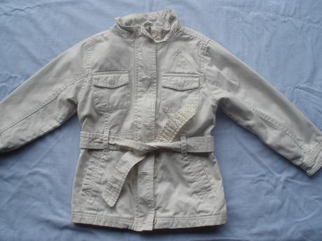 Jarní plátěný kabátek, c&a,116