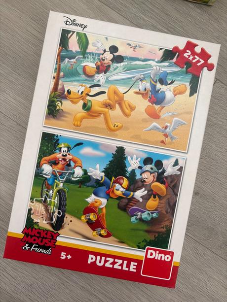 Dětské puzzle - disney, paw patrol, hurvínek, 4 ks, 