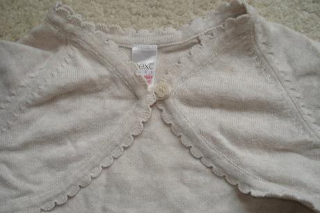 Pletené bolérko, next,68