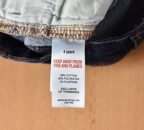 Džíny vel. 4 - 5 let, matalan,110