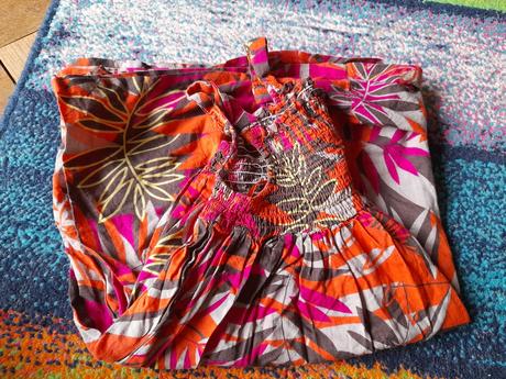 Barevné maxi dlouhé šaty na léto na holčičku, 104