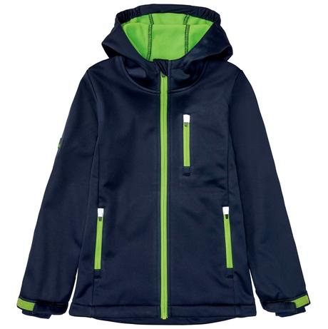 Klučičí softshellová bunda s fleecem vel. 146/152, 146 / 152