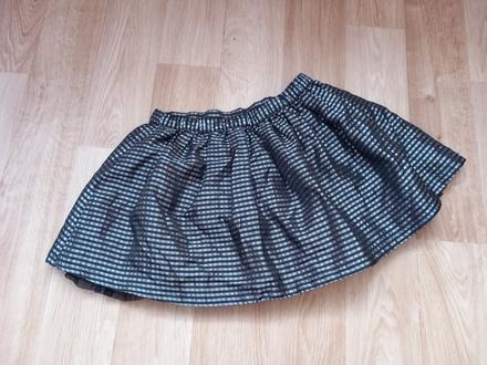 Šedočerná sukně f&f vel. 98, f&f,98