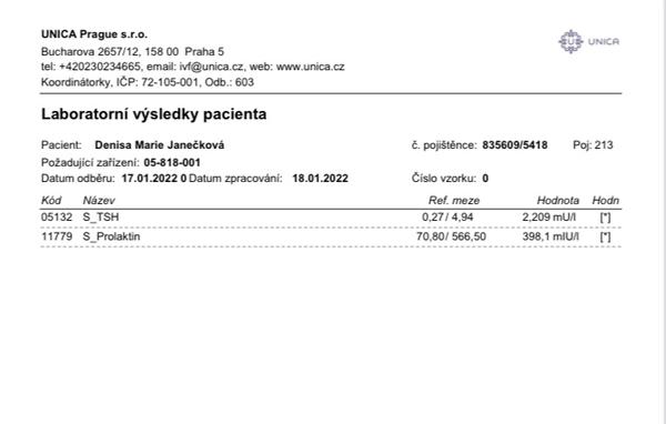 Darované embryo. Jakou mám podle laboratorních výsledků šanci otěhotnět?