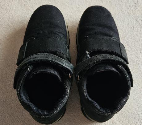 Dětské černé kotníkové boty botky, vel.32, zn.imax, 32