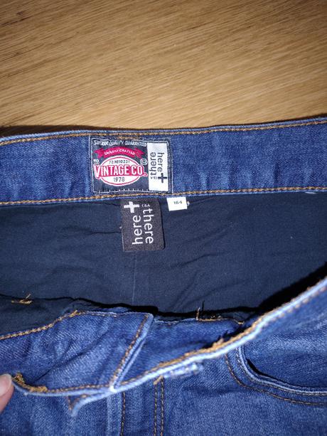 Chlapecké zateplené rifle c&a 164 modré, c&a,164