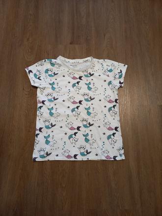 Bílé tričko s obrázky, reserved,158