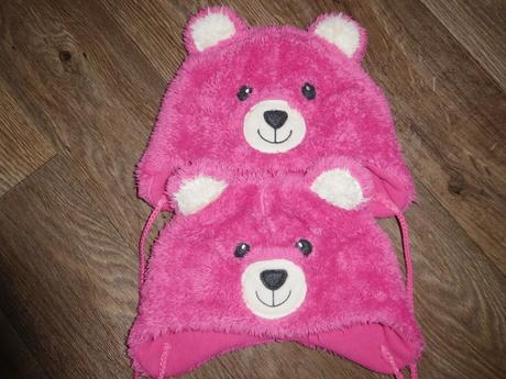 Zimní čepičky vel. 110/116/122 pro dvojčata, 116