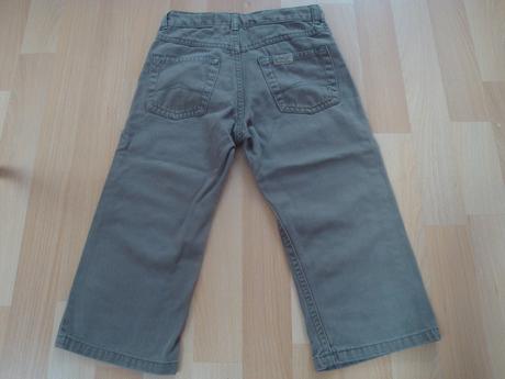 Kalhoty z měkké rifloviny - světle hnědé, vel. 104, denim,104