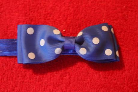 Dívčí čelenka s mašličkou,