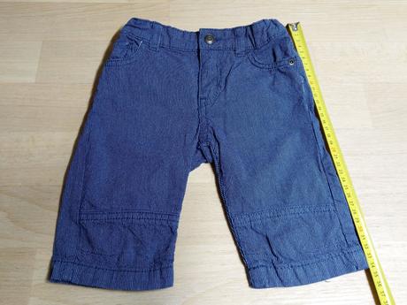 Kraťasy denim proužky, h&m,98