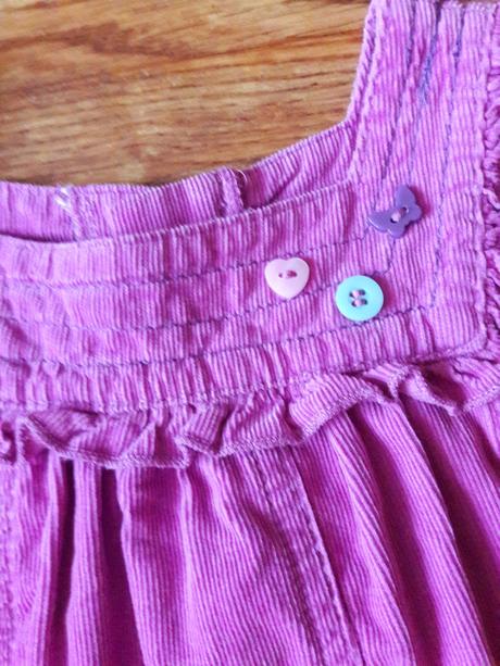 Manšestrové šatičky f&f, vel.12-18 měs., f&f,86