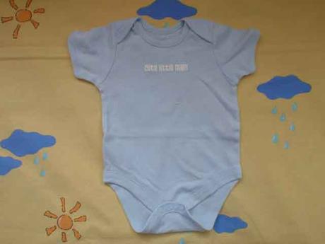 Sv. modré body, kr. rukáv, my little man, tesco,68