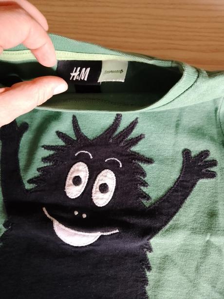 Triko s příšerkou, zn. h&m, h&m,92