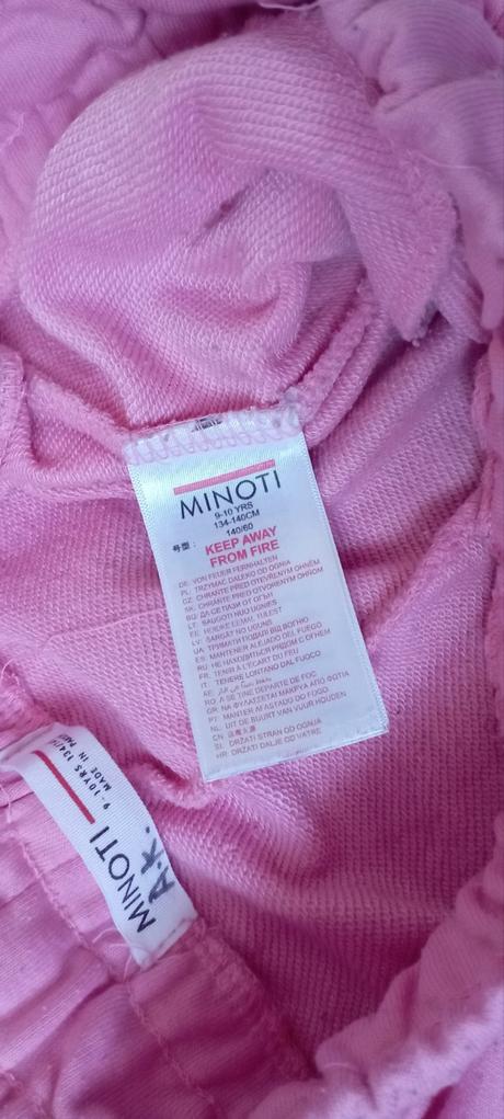 Tepláky zn."minoti" vel."134-140", minoti,134