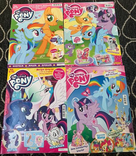 Sada poníkov my little pony a časopisov, zošitkov, 