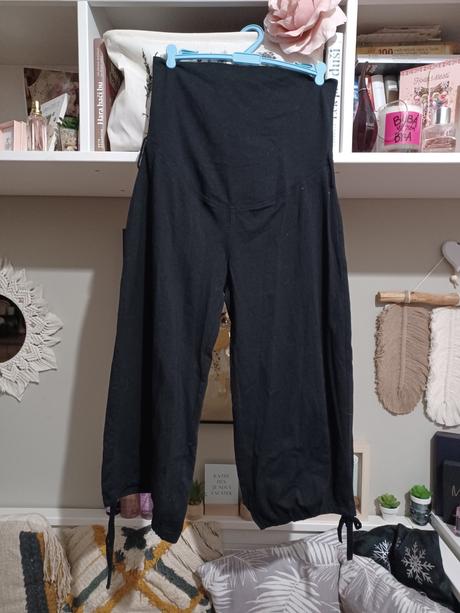 3/4 těhotenské kalhoty, h&m,s