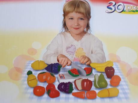 Alltoys plastové ovoce a zelenina na krájení,