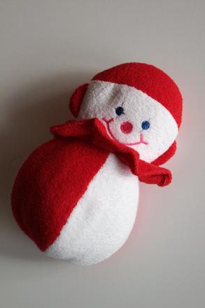 Látkový chrastící šašek, 