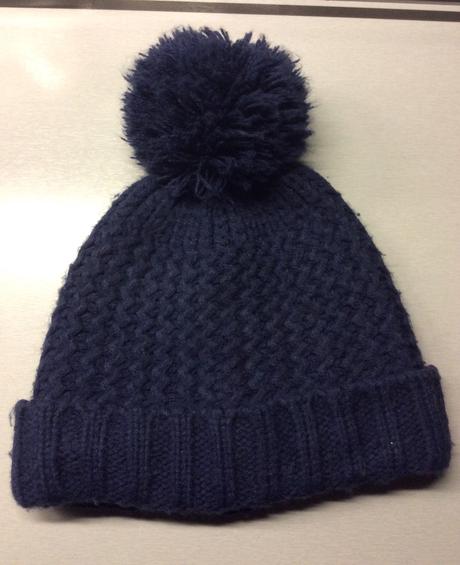 Modrá pletená čepice, next,92