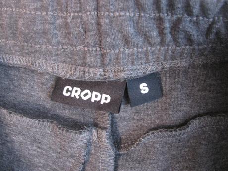 Tepláky kalhoty jogger, šedé cropp, s
