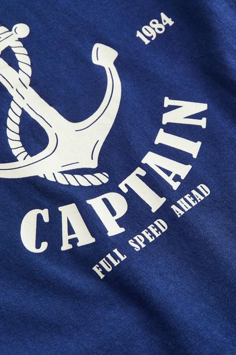 Námořnické tričko h&m s kotvou vel. 110/116, h&m,110 / 116