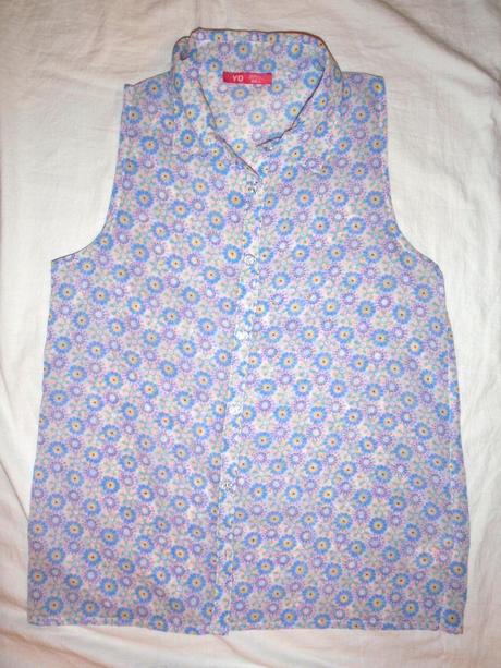 Krásná květovaná vzdušná košile, young dimension,158