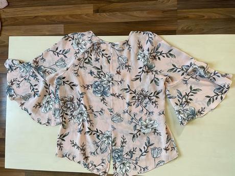 Květinová halenka s širokým rukávem, vel xl , prim, primark,xl