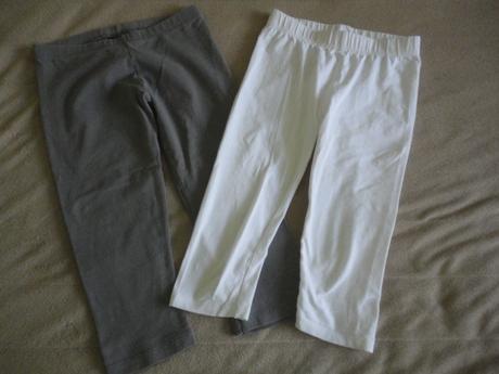 7/8 bílé legíny miss e-vie, vel. 8/9 let, 128