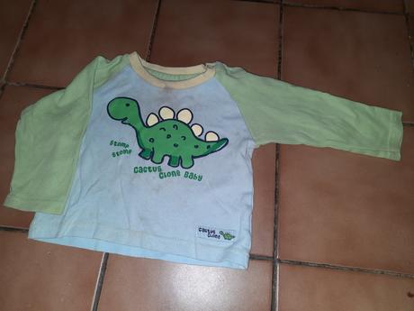 Dětská halenka dinosaur vel. 68 - 74, cactus clone,68