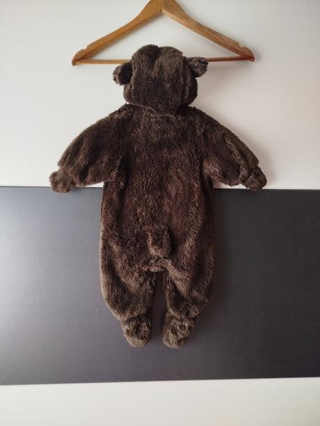 Chlupatý overal zn. h&m vel.62, h&m,62