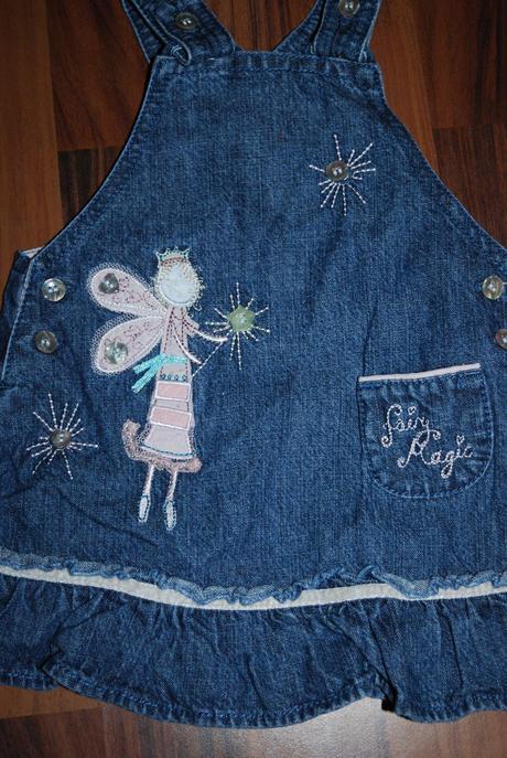 Šaty, laclové, s vílou, next,68