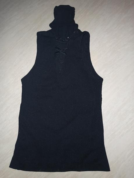Černý sexy top xs, terranova,xs