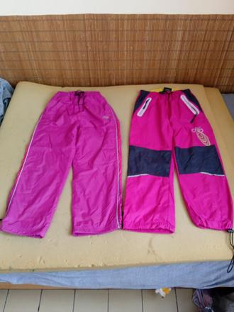 Dětské šusťákové kalhoty - velikost 128, kugo,128